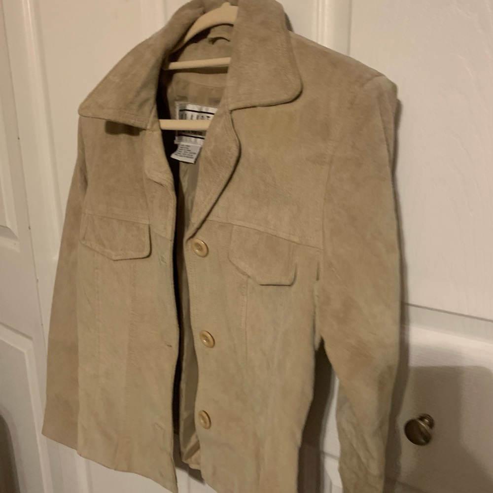 BB Dakota Pret A Porter Vintage Leather Suede Jacket, Size Small,Great Condition